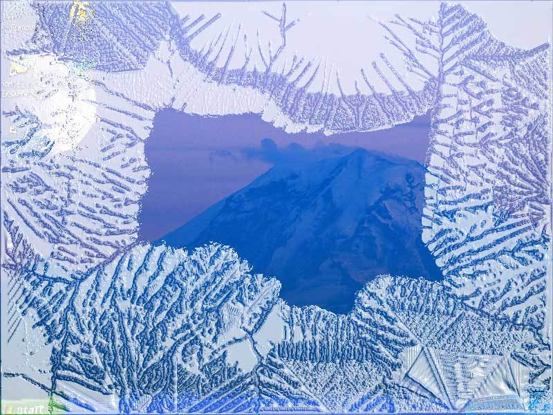 Icy Christmas Screen Saver Screenshot